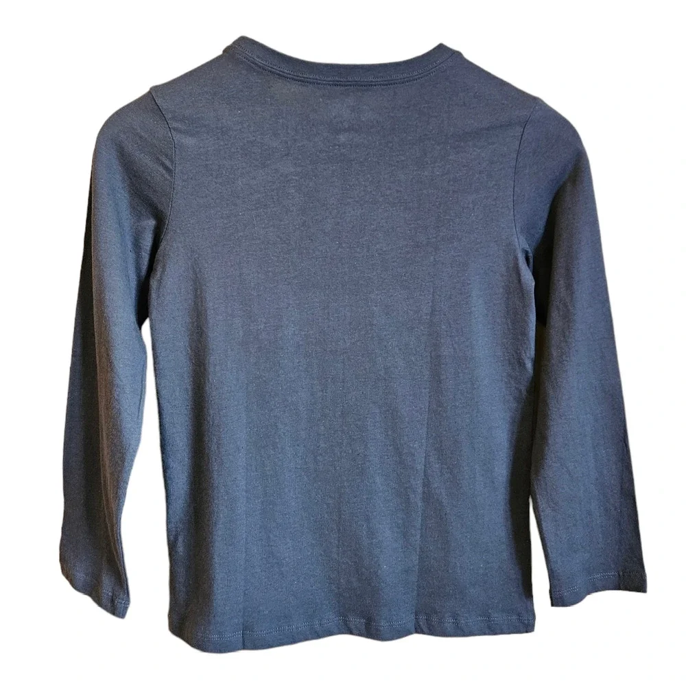 OshKosh Boys' Long Sleeve Basketball Shirt Grey Size 8